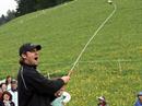 Ben Roethlisberger versucht sich beim «Swiss Farmers Golf».