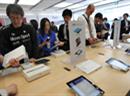 iPad-Käufer in Tokio.