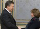 Catherine Ashton traf sich zum zweiten Mal binnen 24 Stunden mit Viktor Janukowitsch.