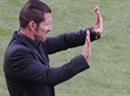 Der temperamentvolle Trainer von Athltico Madrid, 
Diego Simeone.
