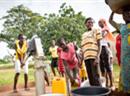 Ein von World Vision gebauter Brunnen in einem Entwicklungsprojekt in Ghana.
