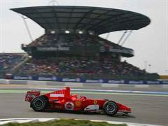 Michael Schumacher auf Ferrari.