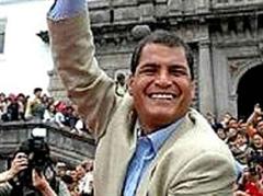 Ecuadors linksgerichteter Staatschef Rafael Correa ist als Favorit in die Präsidentenwahl gegangen.