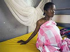 Die 16-jährige Mariama Coulibaly im Vélingara Health Centre in Senegal.