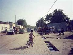 Blick auf N´Djamena, die Hauptstadt des Tschad.