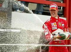 Michael Schumacher weiss die Feste zu feiern.