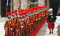 Schweizer Garde im Vatikan.