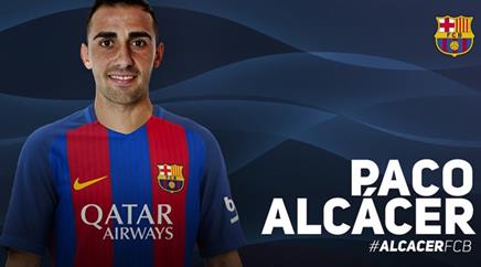 Paco Alcacer wechselt für 30 Mio. Euro von Valencia zum FC Barcelona.