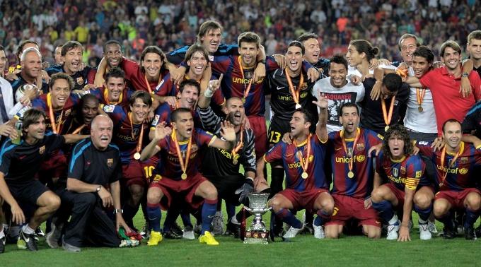 Beim FC Barcelona gibt es immer etwas zu feiern.