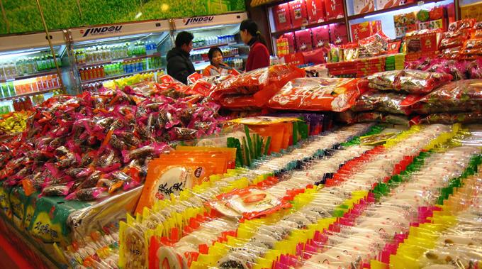 Einkaufen in China: Die Lebensmittelpreise bewegen sich ausnahmelos nach oben.