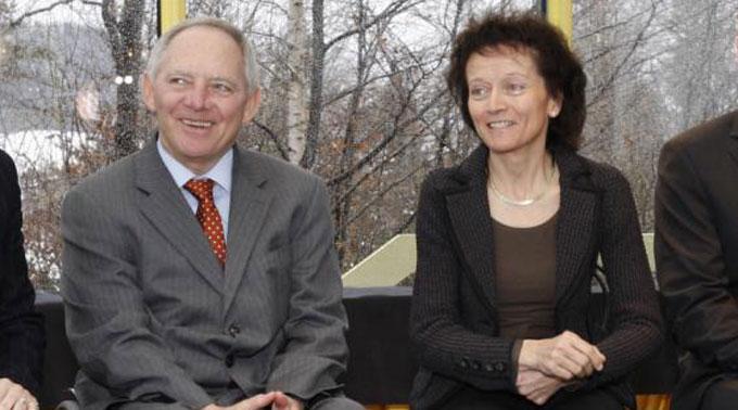 Wolfgang Schäuble und Eveline Widmer-Schlumpf.