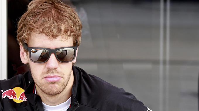 Sebastian Vettel war stocksauer, musste seinen 4. Platz wegen eines platten Reifens aufgeben.
