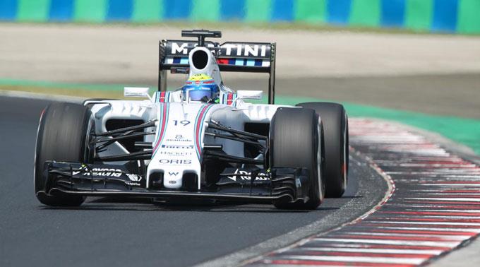 Felipe Massa gibt auch kommende Saison für Williams Gas.