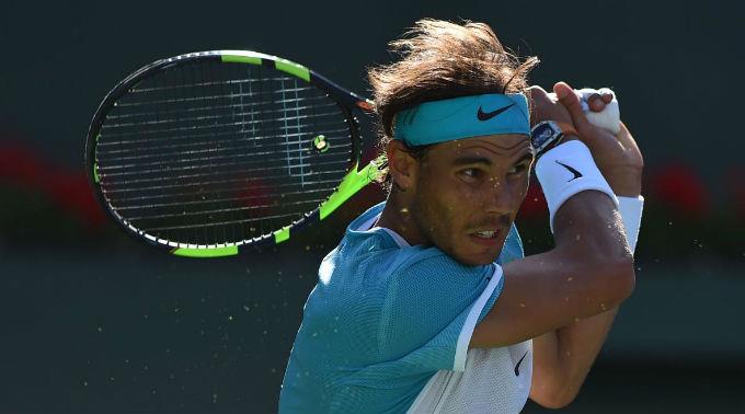 Nadal zog nach einem zähen Kampf in die Viertelfinals.