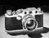 Klassiker: Eine 35mm Leica Sucherkamera.
