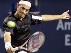 Roger Federer in Toronto.