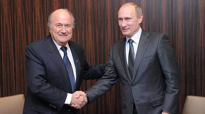 Sepp Blatter: «Wir vertrauen dem Land und seiner Führung».